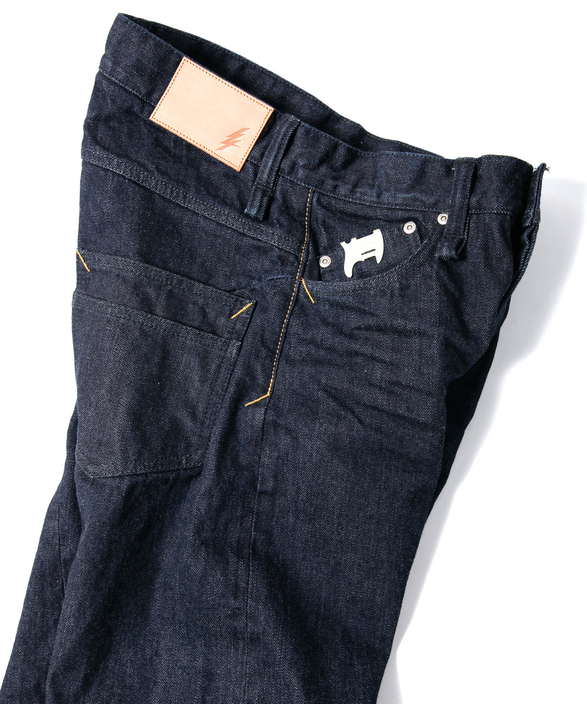 14oz Deep Blue Heavy Selvage Denim 1977 Regular Straight One-washed - INDIGO