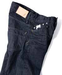 14oz Deep Blue Heavy Selvage Denim 1977 Regular Straight One-washed - INDIGO