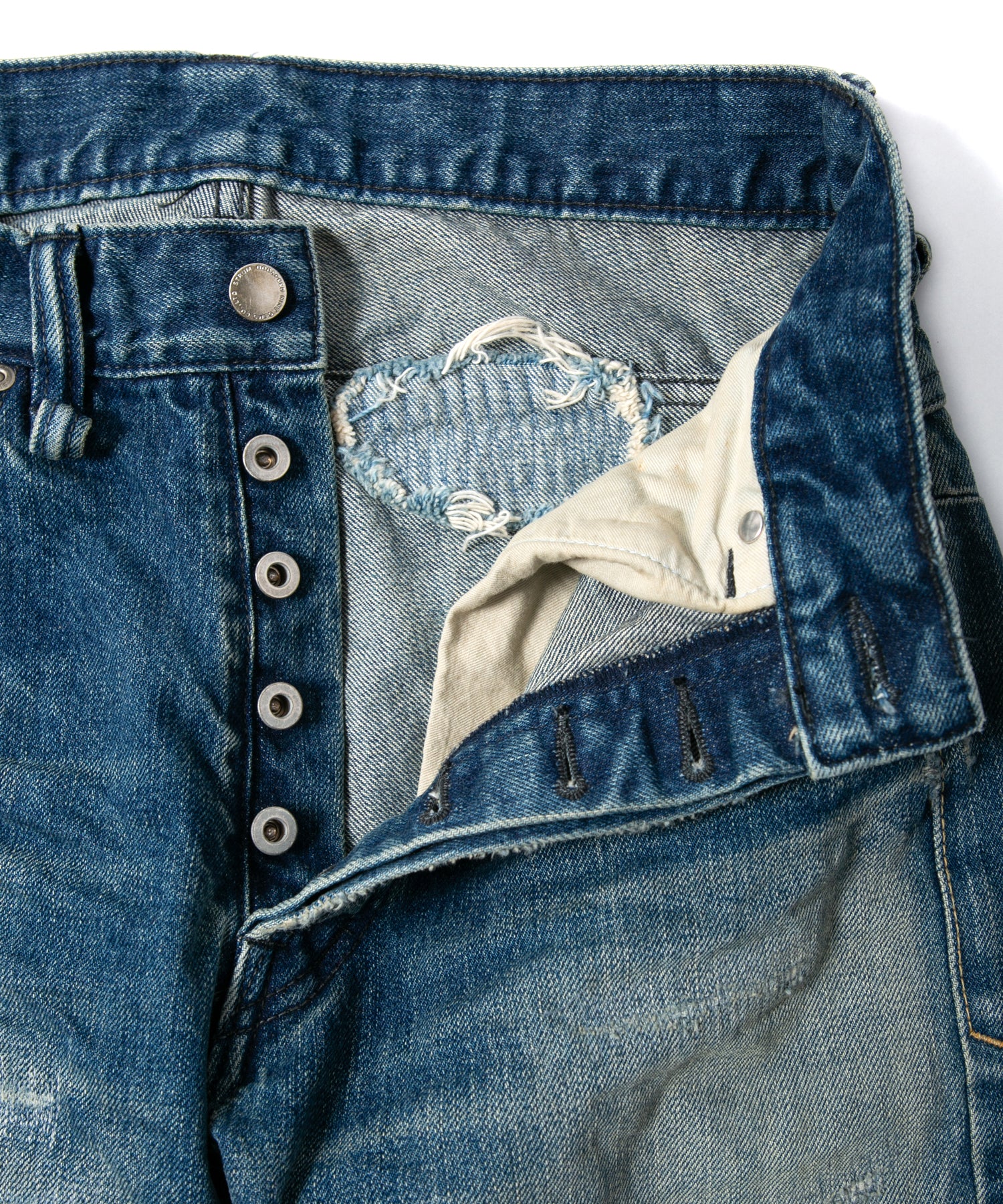 k*n様 supreme Regular Jean セルビッチダークブルー KEEP ON TRYING対象】14oz ディープブルー ヘビーセルヴィッチ デニム