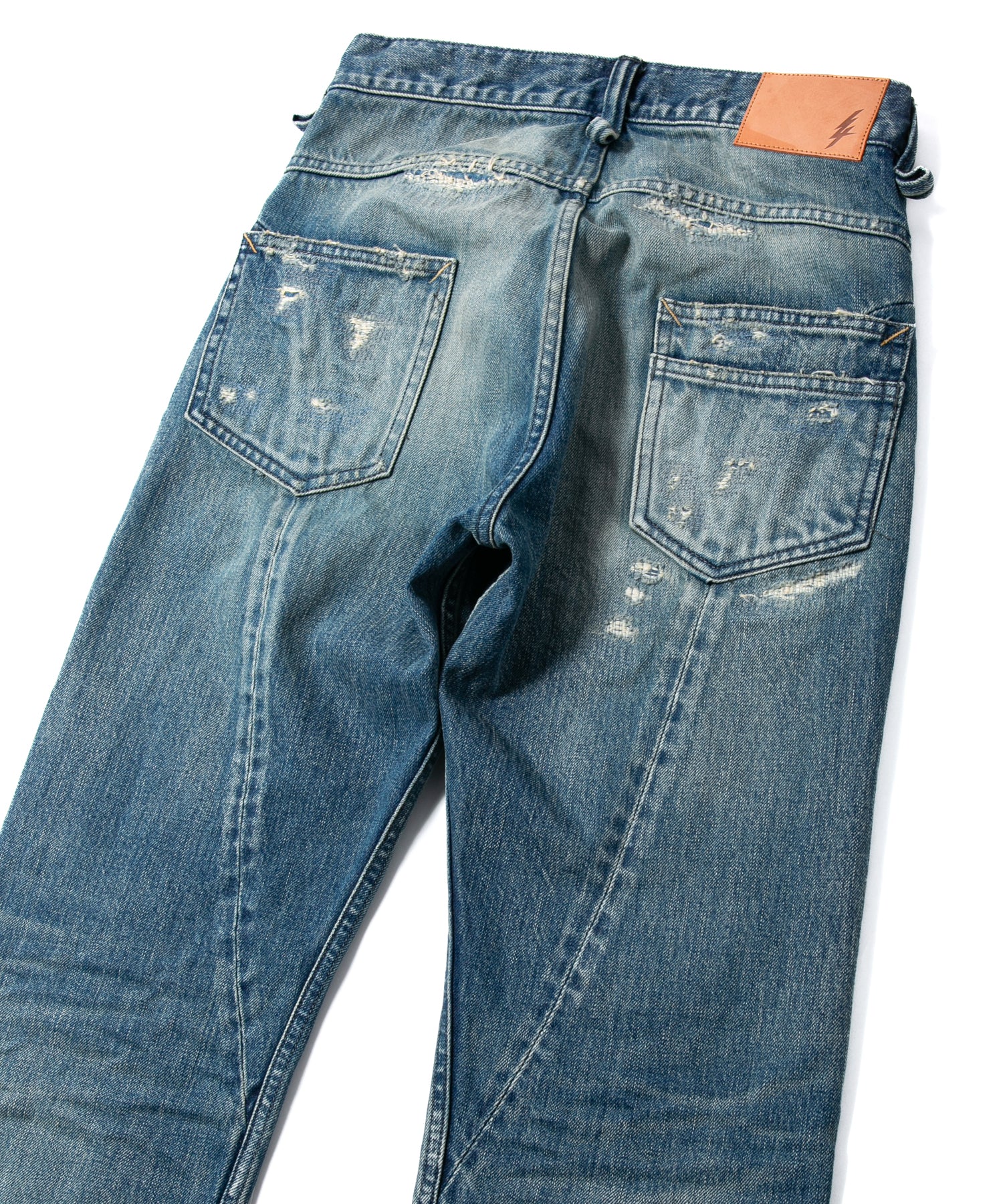 KEEP ON TRYING対象】14oz ディープブルー ヘビーセルヴィッチ デニム