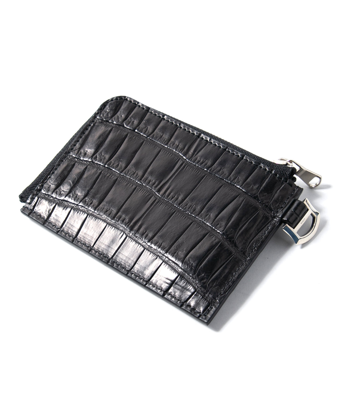 Nile Crocodile（Niloticus Crocodile）L Wallet - BLACK