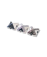 スナップスタッズ - SILVER × WHITE