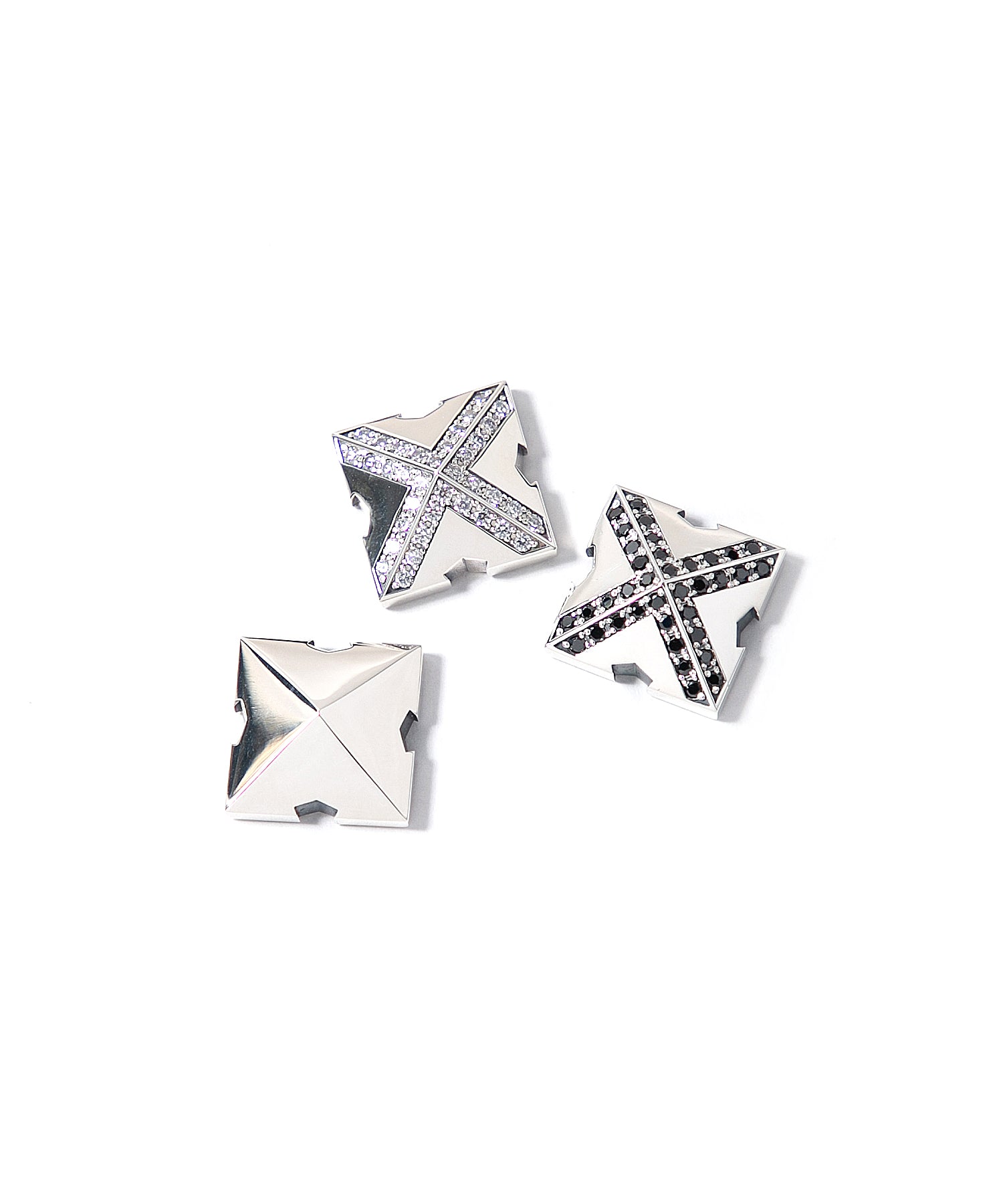 画像をギャラリービューアに読み込む, スナップスタッズ - SILVER × WHITE