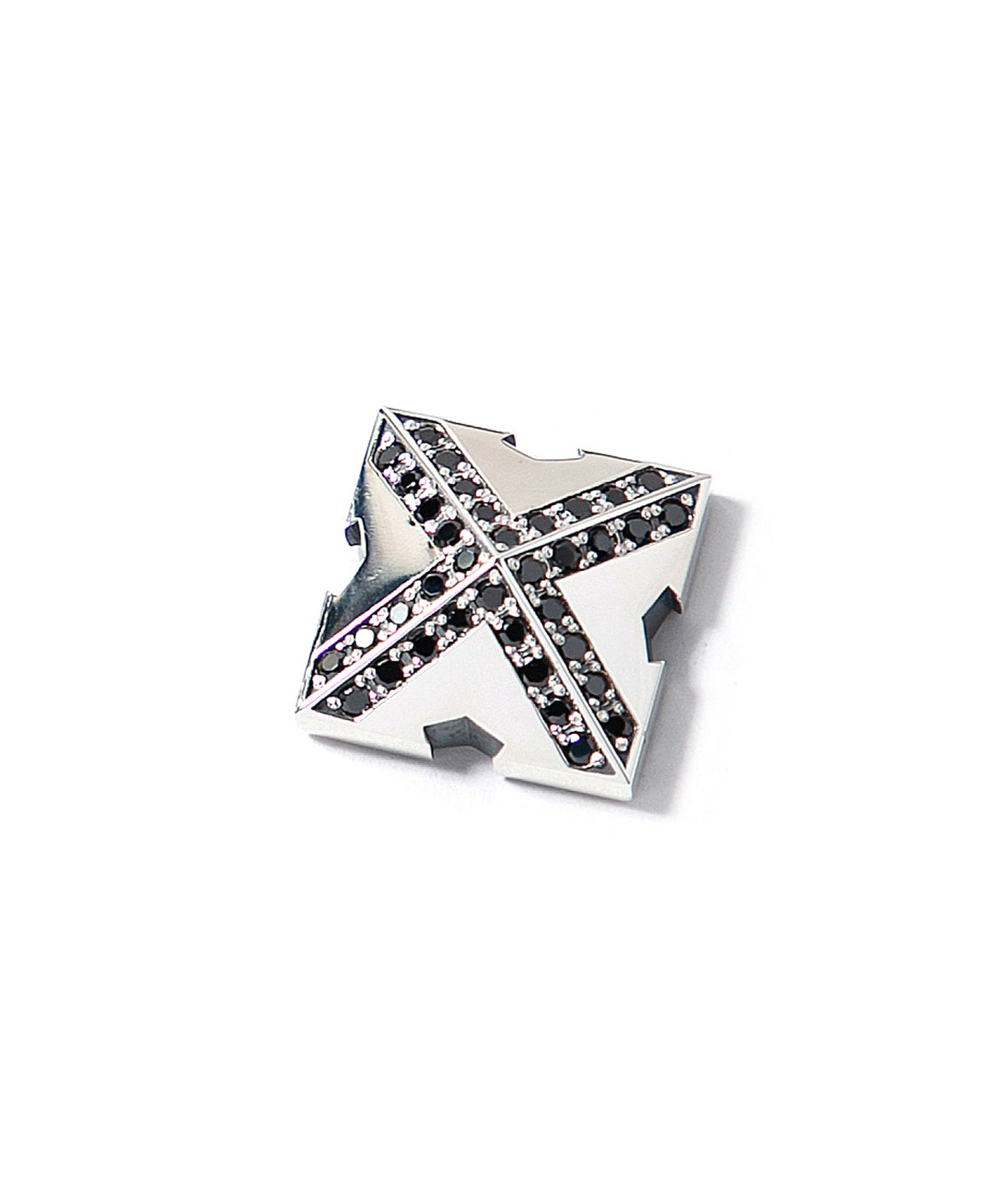 Snap Studs - SILVER x BLACK