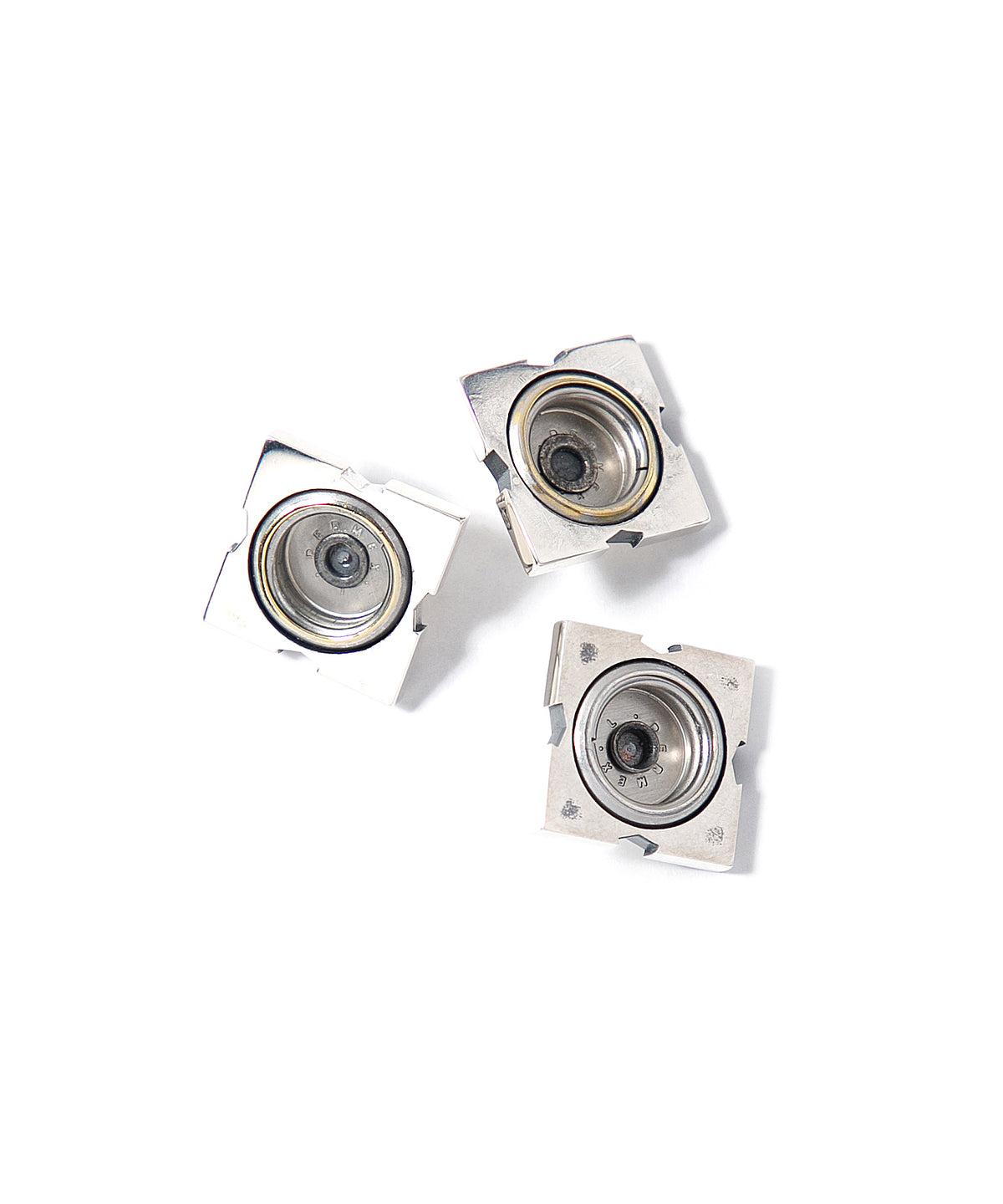 Snap Studs - SILVER x BLACK