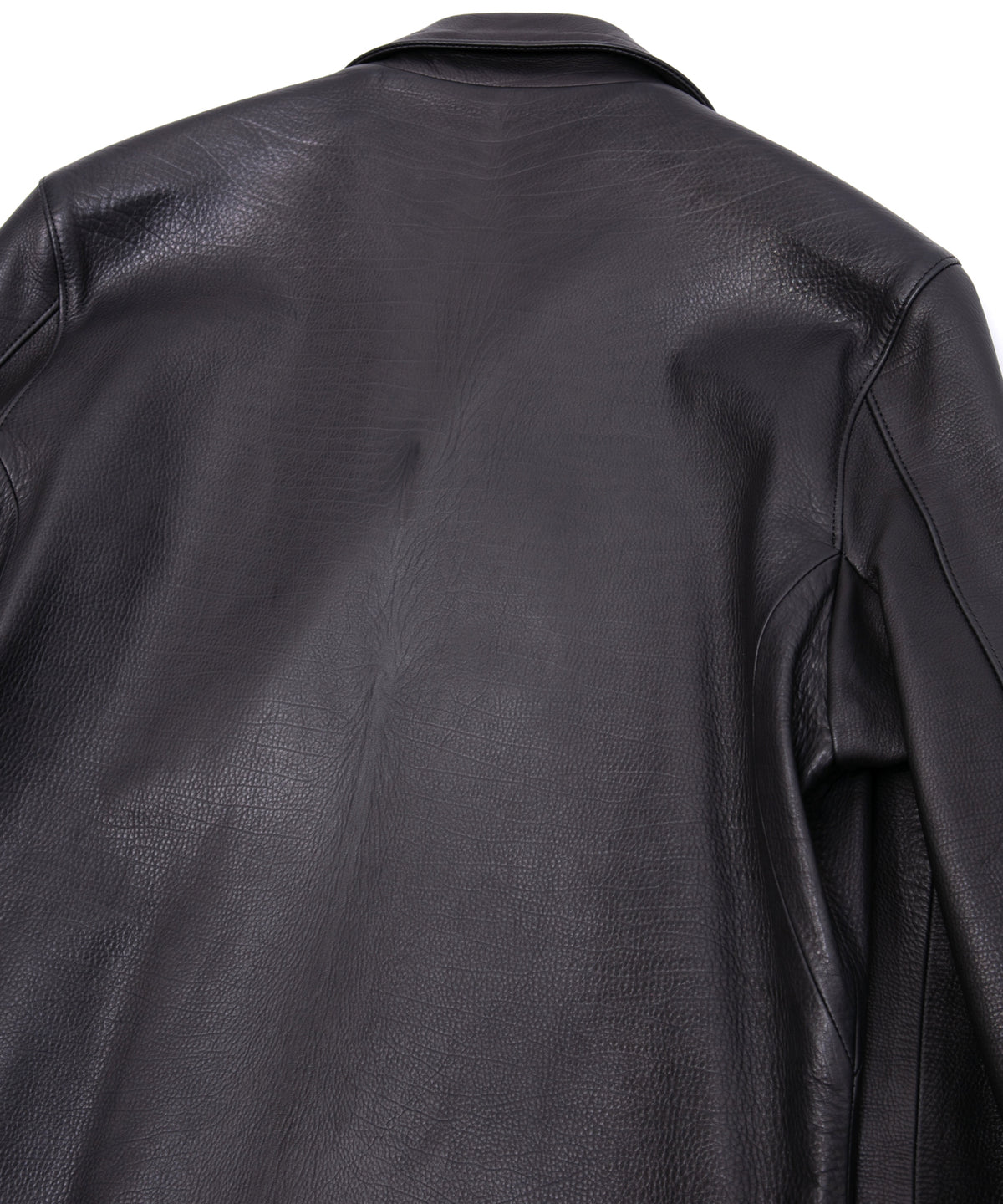 オイルカーフ BIRD MAN ダブルライダースジャケット - BLACK