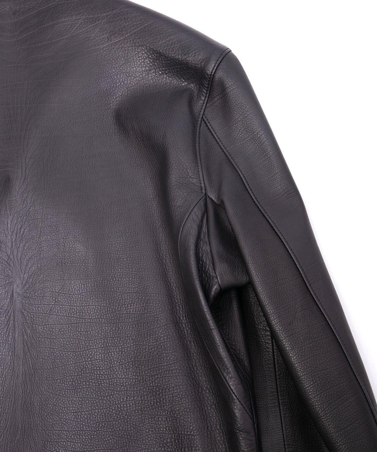 Oil Calfskin BIRD MAN Double Riders - BLACK