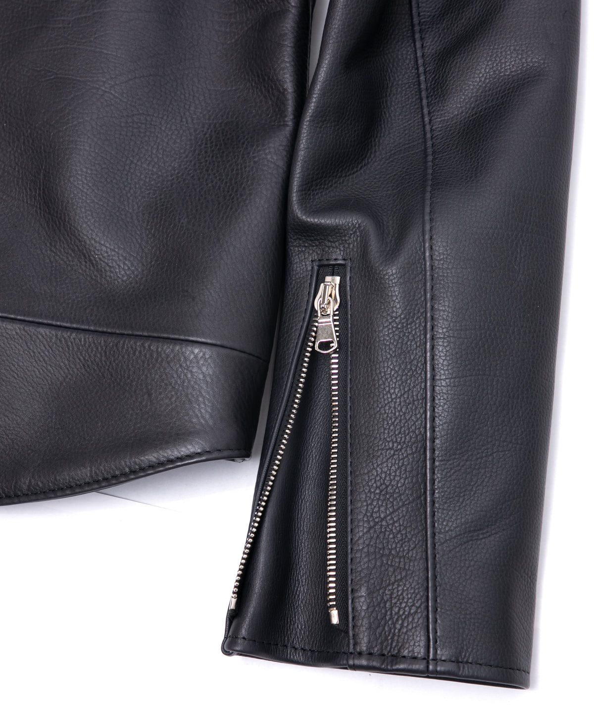 Oil Calfskin RAVEN Double Riders - BLACK