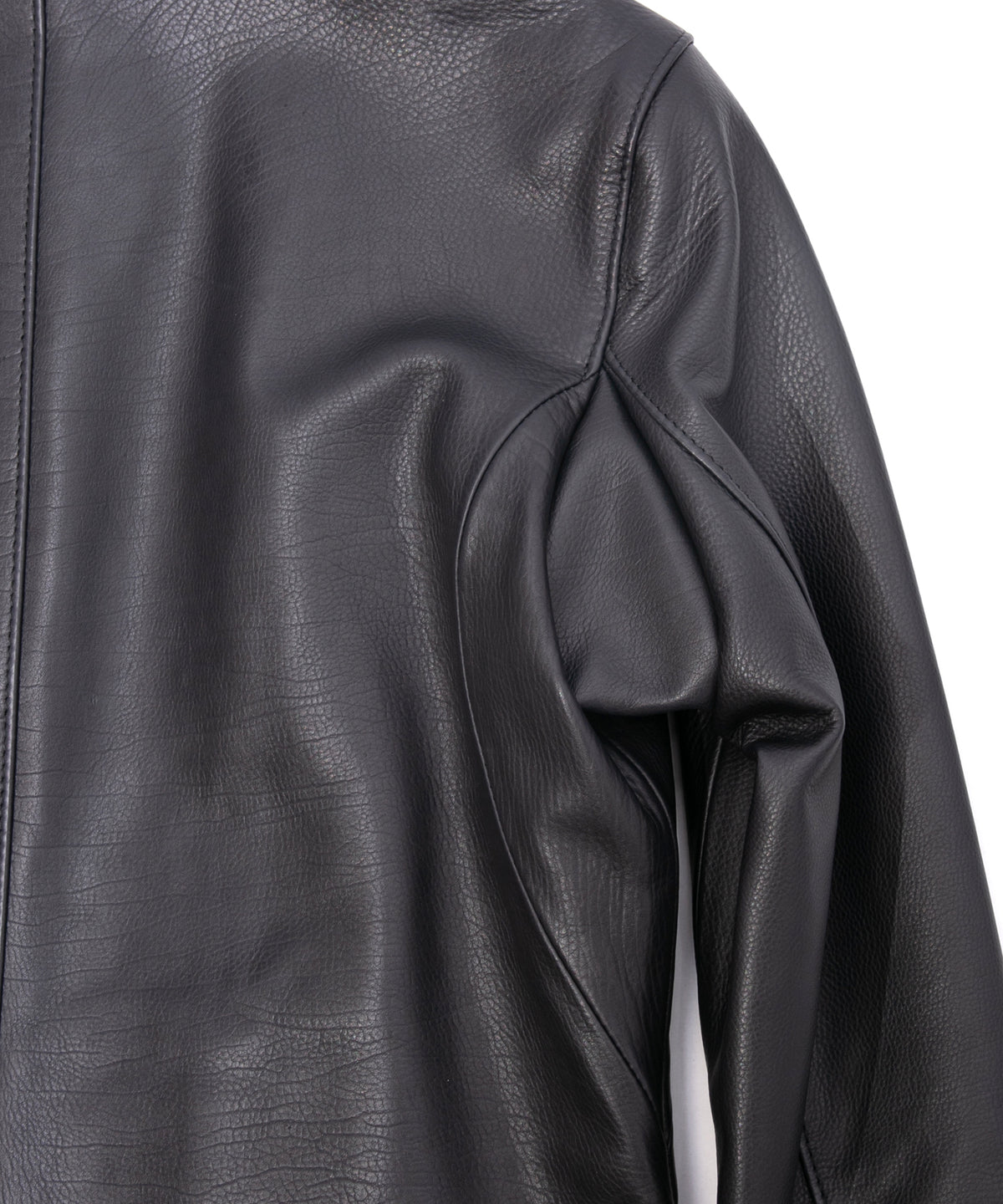 Oil Calfskin RAVEN Double Riders - BLACK