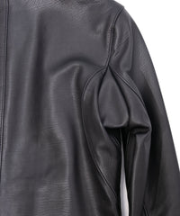 Oil Calfskin RAVEN Double Riders - BLACK