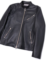 Oil Calfskin SLATER Single Riders - BLACK