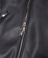 Oil Calfskin TRIGGER Double Riders - BLACK