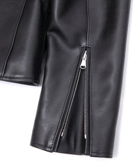 Oil Calfskin TRIGGER Double Riders - BLACK