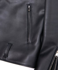 Oil Calfskin KAI Double Riders - BLACK