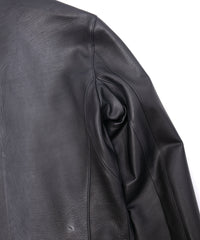 Oil Calfskin KAI Double Riders - BLACK