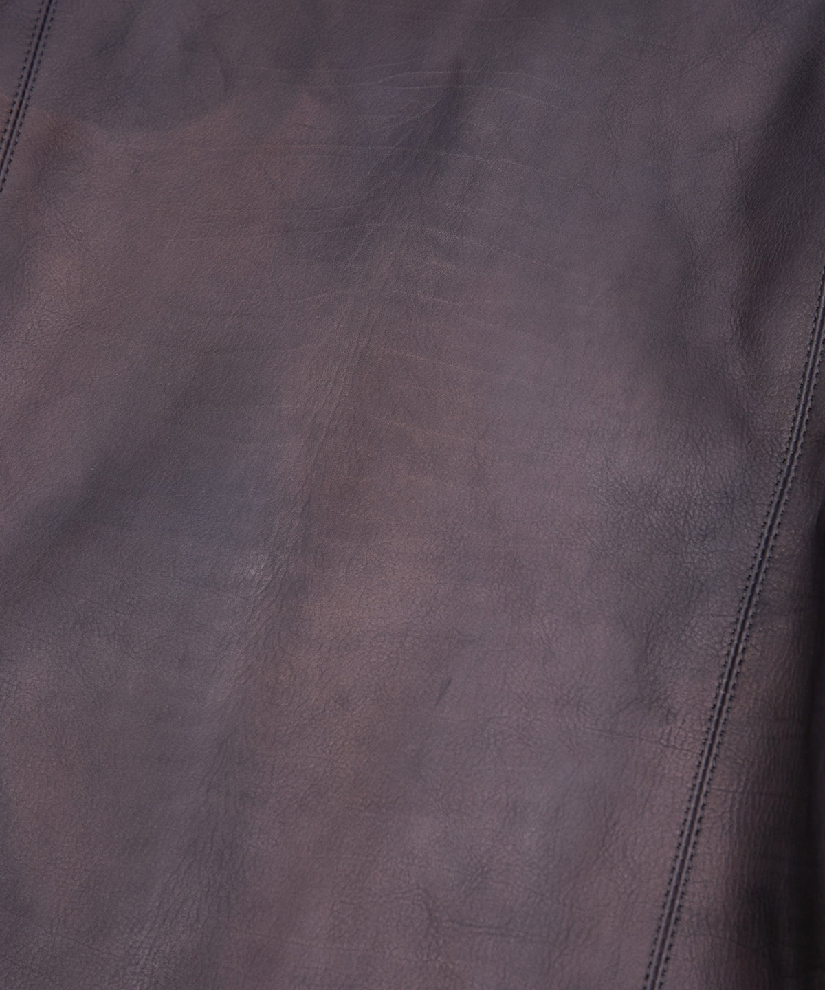 Hybrid Vegetable Tanned Calfskin Garment Burning Dyed HI-FLYER Grande Fit Double Riders - GRAPHITE GRAY