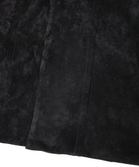 ジャパン カーフスエード RUTH チェスター ロングコート - BLACK