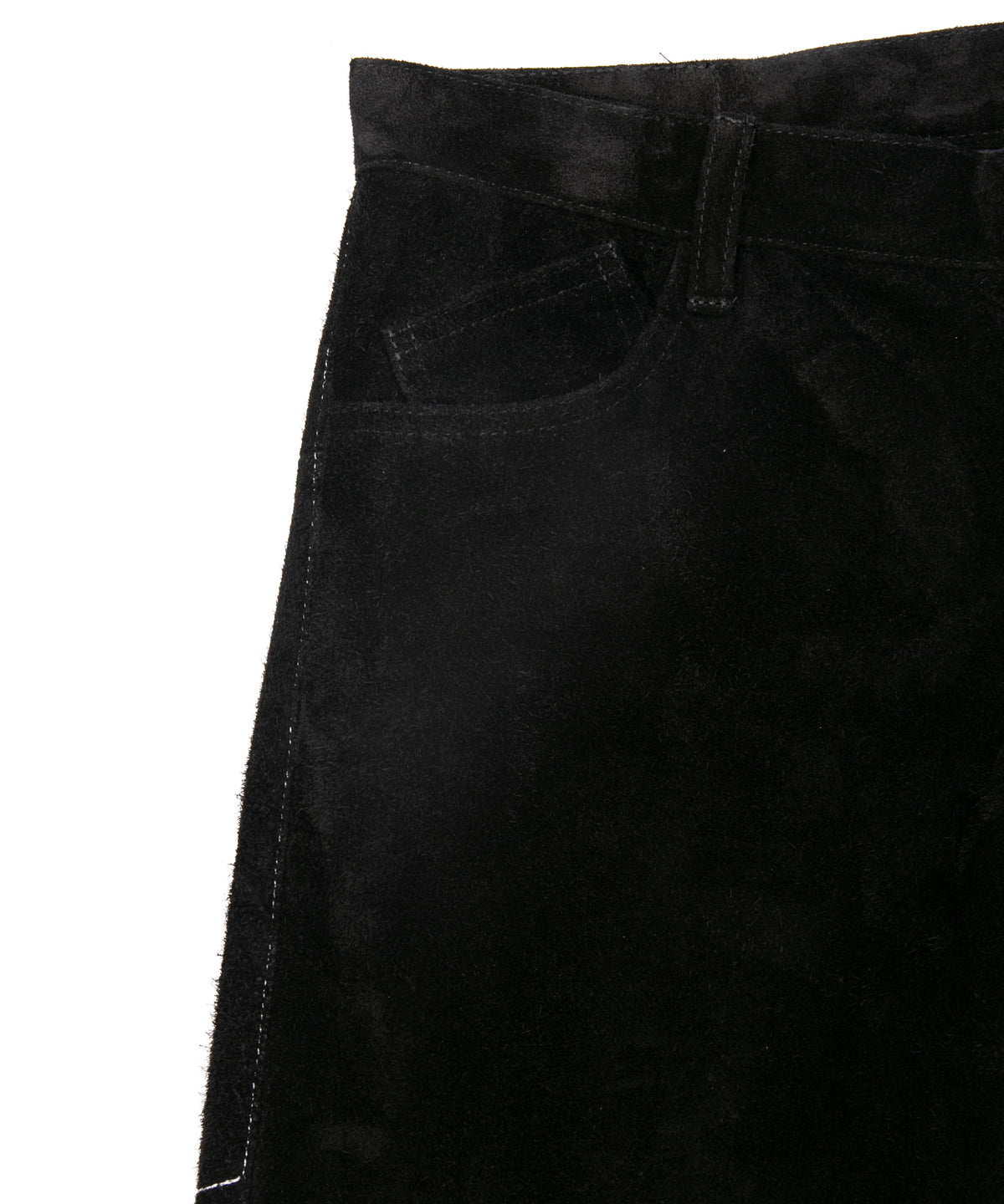 ジャパン ステアスエード LAD GEAR 5ポケットパンツ - BLACK