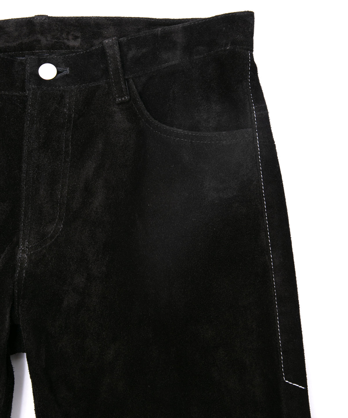 ジャパン ステアスエード LAD GEAR 5ポケットパンツ - BLACK