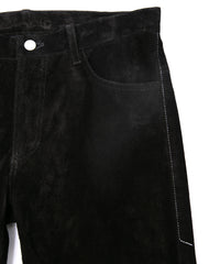 ジャパン ステアスエード LAD GEAR 5ポケットパンツ - BLACK