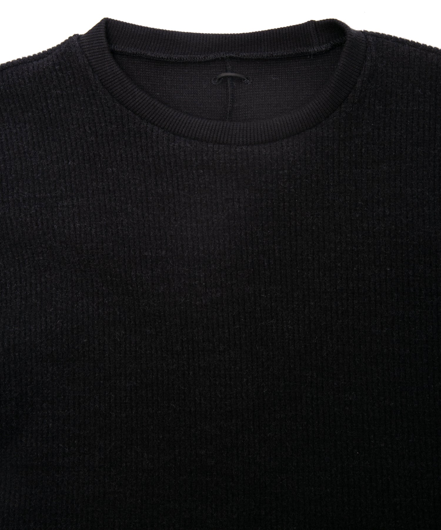 アクリルウールニット クルーネック ニットソー - BLACK – STRUM OFFICIAL