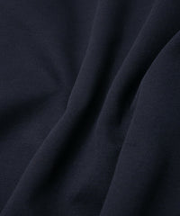 スリーレイヤー ダンボールニット クルーネック スウェット - BLACK