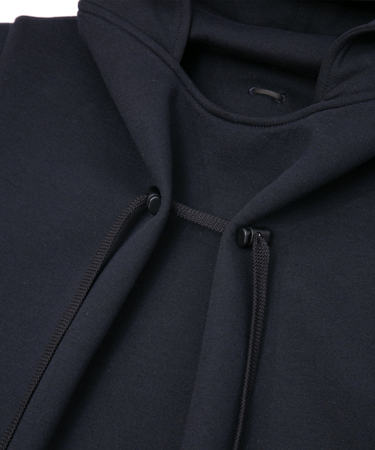 スリーレイヤー ダンボールニット フーディー - BLACK