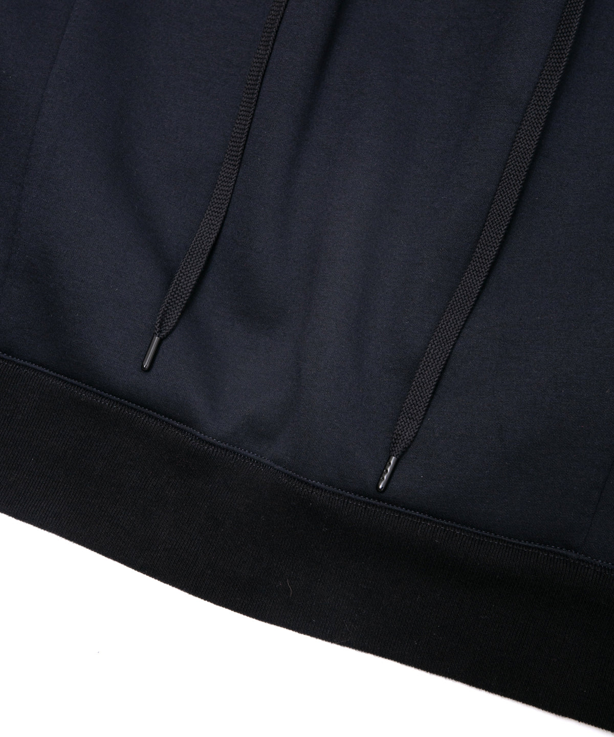 スリーレイヤー ダンボールニット フーディー - BLACK