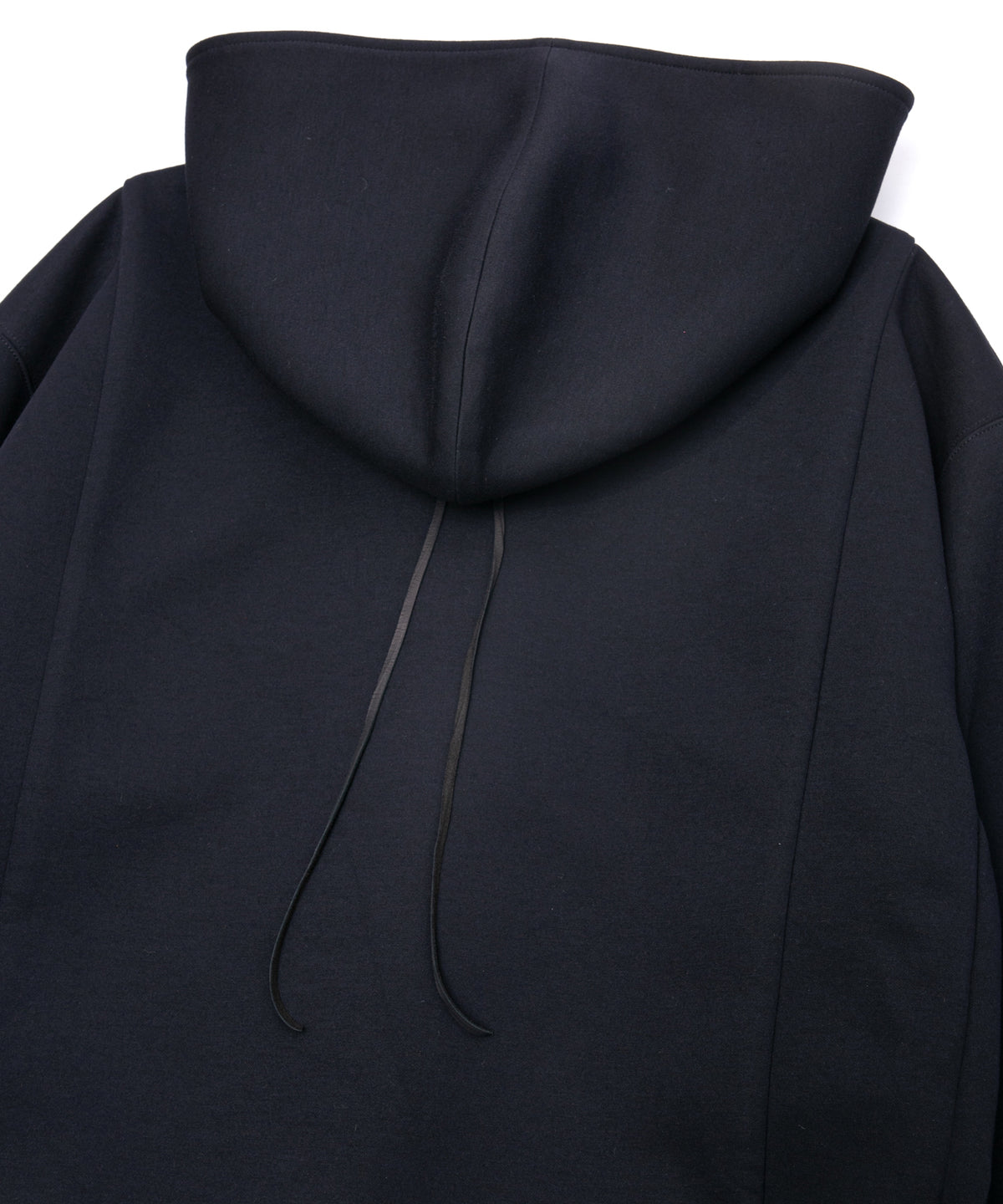 スリーレイヤー ダンボールニット フーディー - BLACK