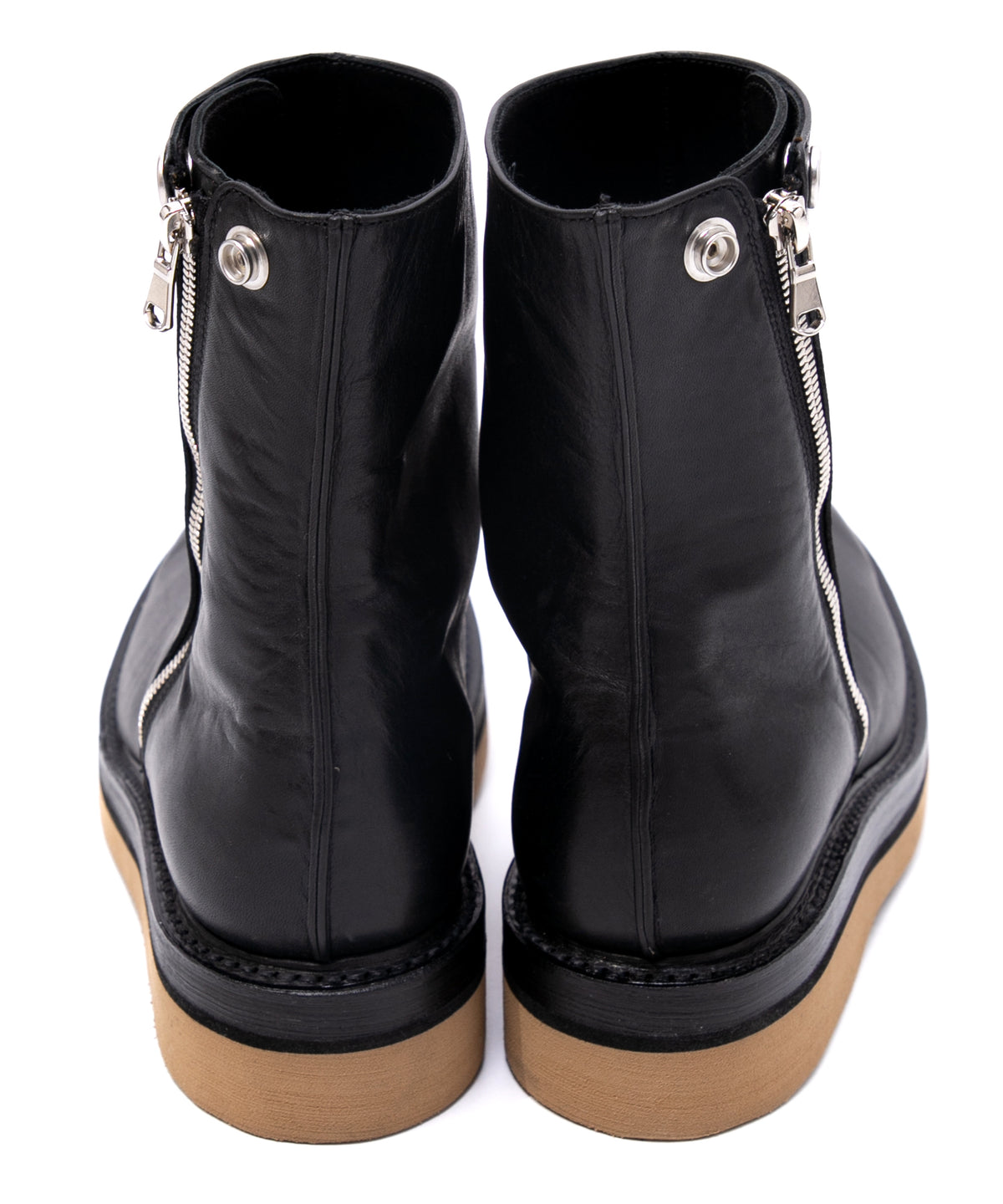 ジャパンステア イタリアンWオイル TRASH ライダース ブーツ - BLACK