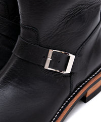 ジャパンステア イタリアンWオイル DEADLOCK エンジニアブーツ - BLACK