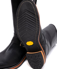 ジャパンステア イタリアンWオイル DEADLOCK エンジニアブーツ - BLACK