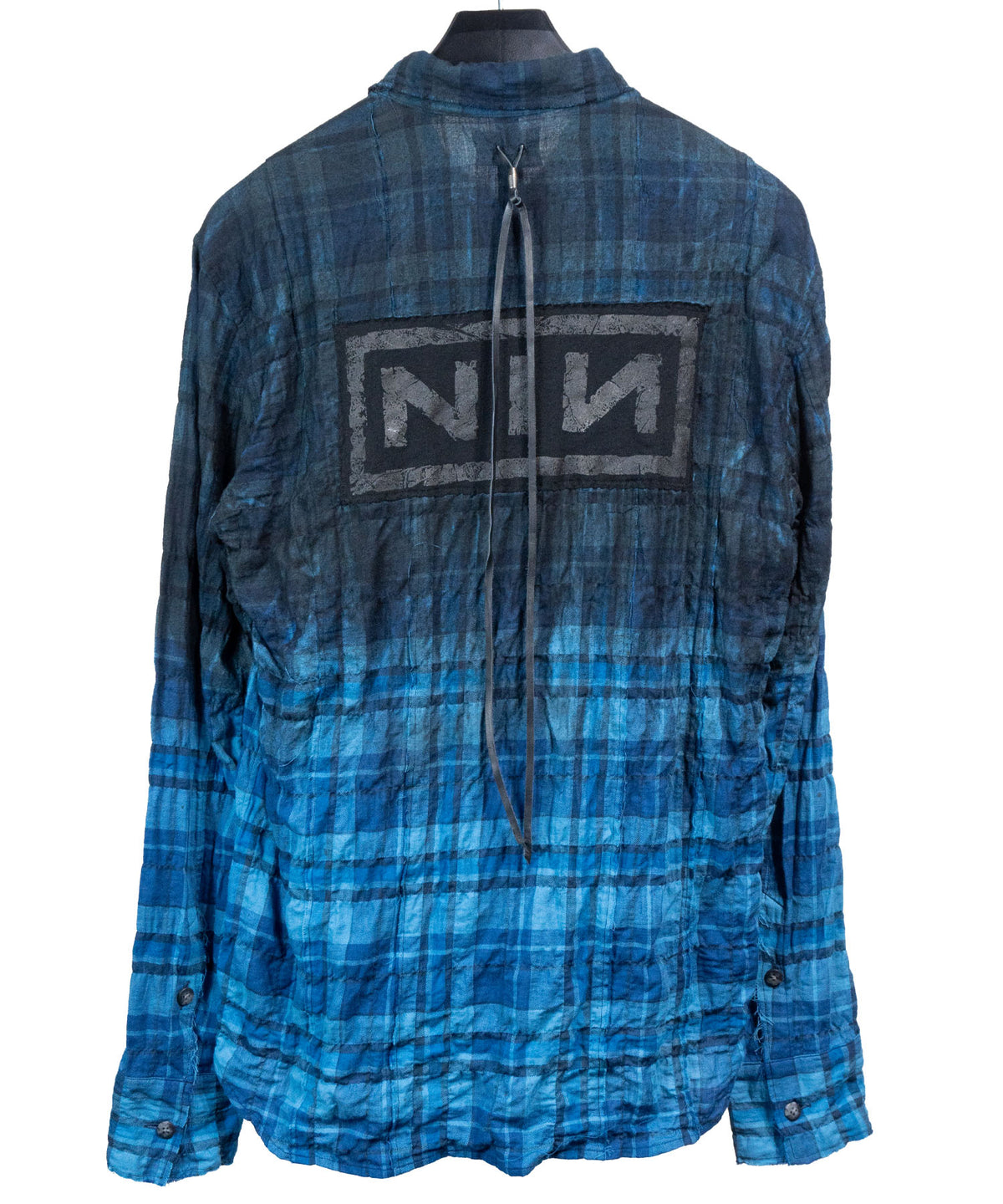 [One-of-a-kind] 40/1 Herringbone Shirring Tartan Remake Shirt / Size M