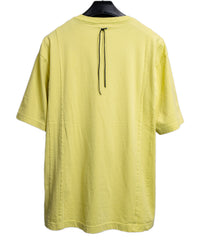 Natural Soft Cotton Wide T-shirt - YELLOW