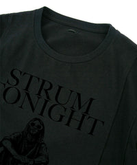 Natural Soft Cotton『I LOVE YOU 』Zombie Wide T-shirt - BLACK