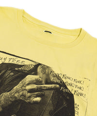 Natural Soft Cotton Wide T-shirt - YELLOW