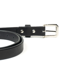 Load image into Gallery viewer, [Pre-order] Full tannin pit-tanned steerhide Benz narrow belt with studs custom