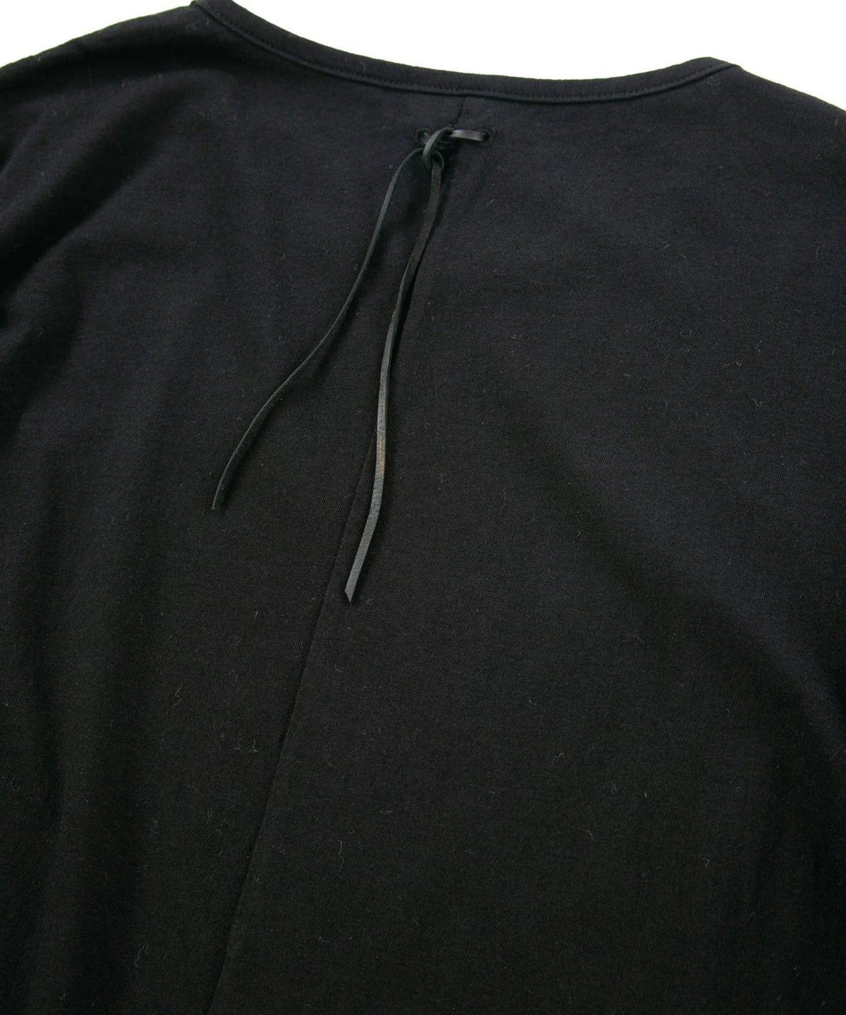 Natural Soft Cotton Plain Stitches Crew Neck T-shirt - BLACK