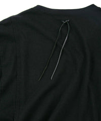 30/- Natural Soft Jersey Wide T-Shirt (Oversized) - BLACK