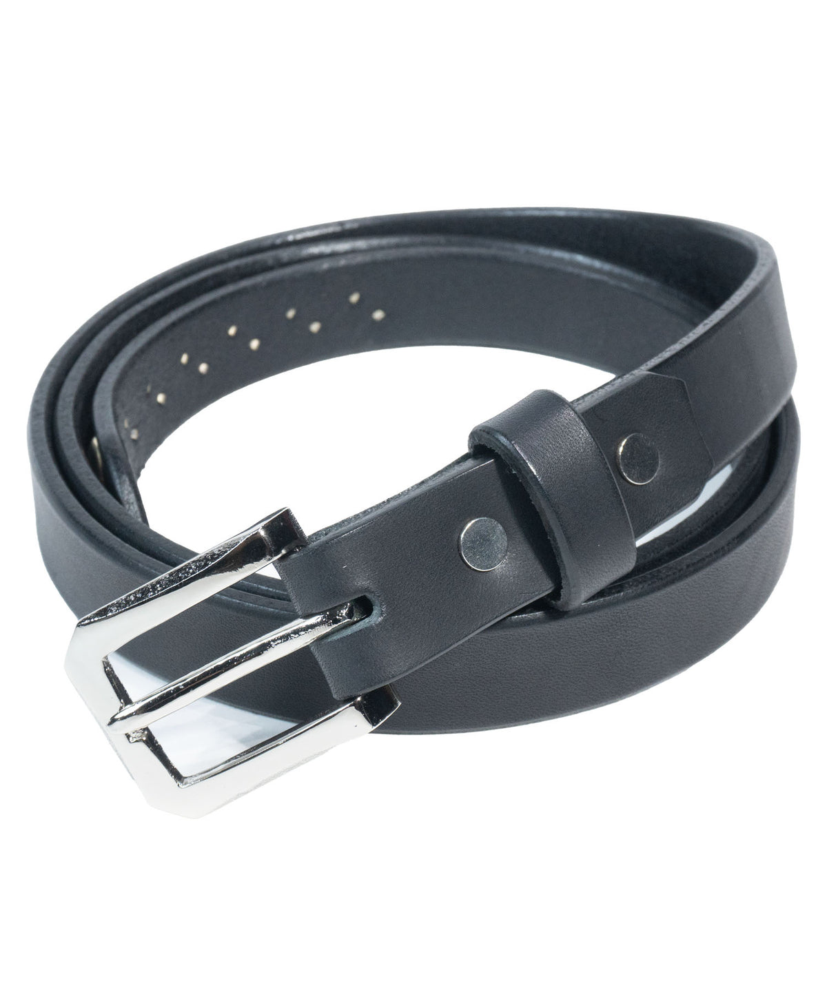 [Pre-order] Full tannin pit-tanned steerhide Benz narrow belt with studs custom