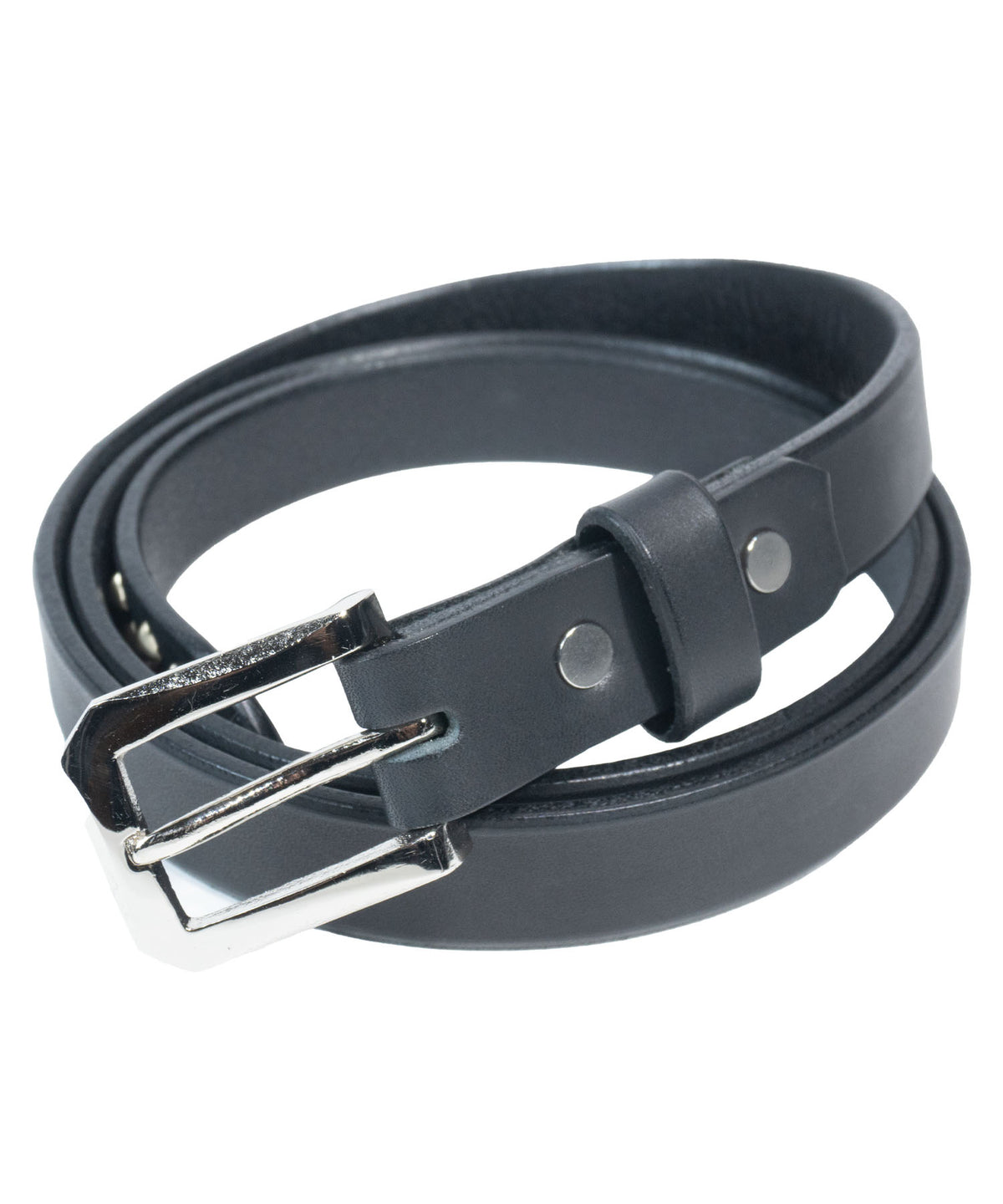 [Pre-order] Full tannin pit-tanned steerhide Benz narrow belt with studs custom