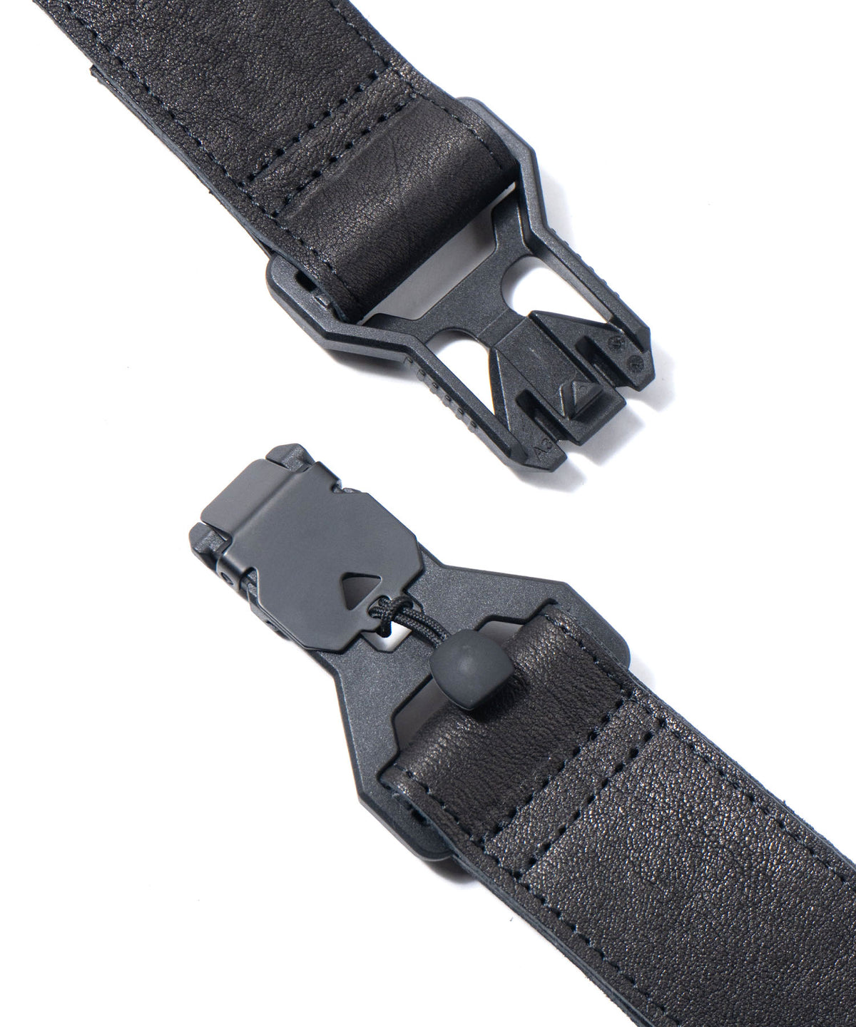 フルタンニン ピット鞣し シュリンク ホースハイド HIGH THROTTLE ボディーバッグ  - BLACK × SILVER