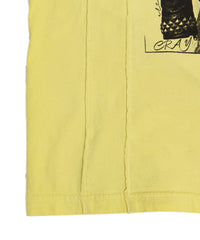 Natural Soft Cotton Wide T-shirt - YELLOW