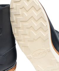 イタリアン ベンズ オイルバケッタレザー ショートエンジニアブーツ MATILDA - BLACK