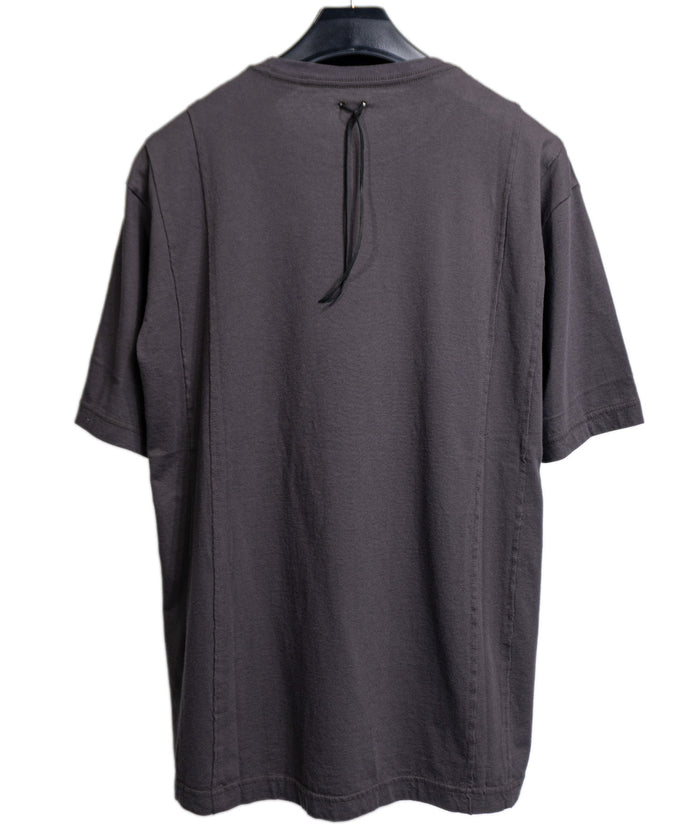 【直営限定】30/- ナチュラルソフト天竺 『 FxxK THE WORLD』ワイド Tシャツ - GRAY