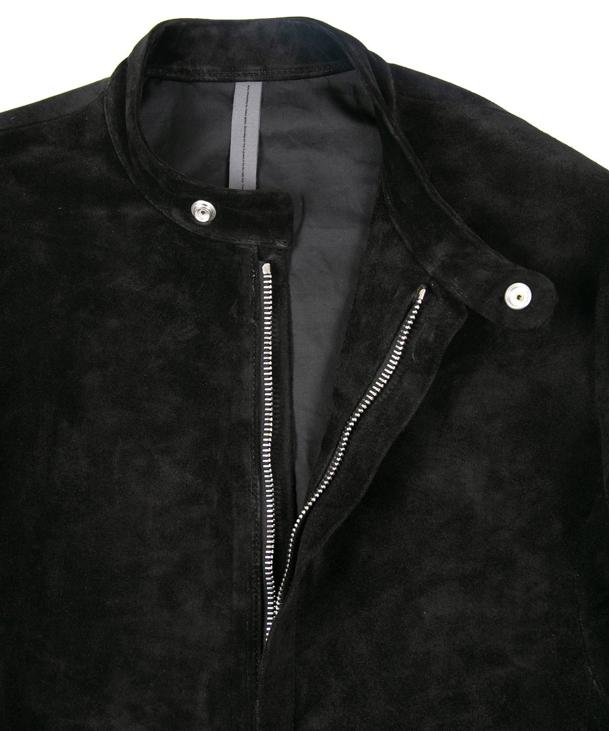 スエード ホースハイド JUDE シングルライダースジャケット - BLACK