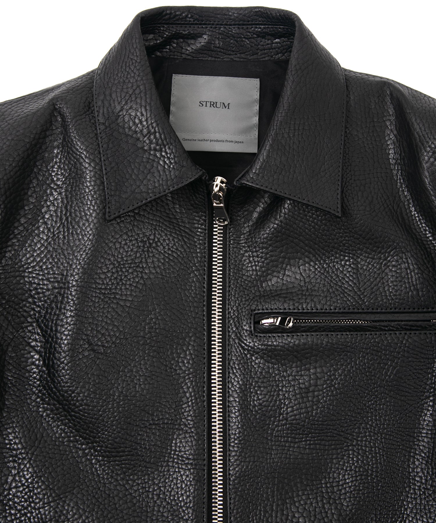 Load image into Gallery viewer, Full tannin pit-tanned, shrink-wrapped, steerhide M.VINCENTS Single Rider Jacket - BLACK