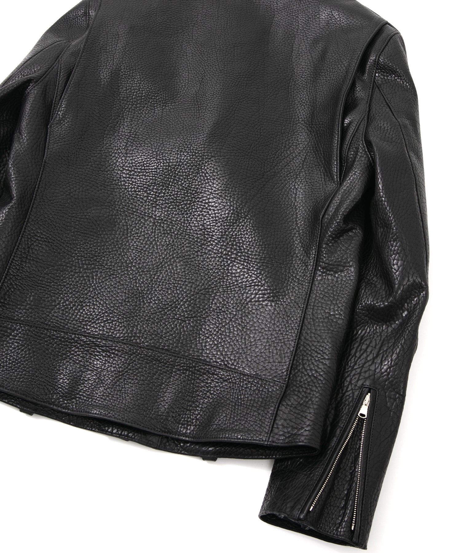 Load image into Gallery viewer, Full tanning pit-tanned, shrink-wrapped, steerhide JOEY double rider&#39;s jacket - BLACK