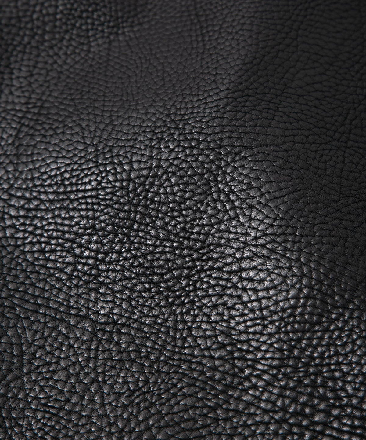 フルタンニン ピット鞣し シュリンク ステアハイド 革 / 1.0mm厚 JOEY ダブルライダースジャケット - BLACK