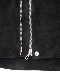 Suede Horse hide "JAY" Single Riders - BLACK